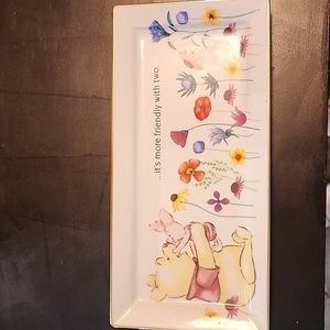 Disney Winnie the Pooh and piglet serving plate
